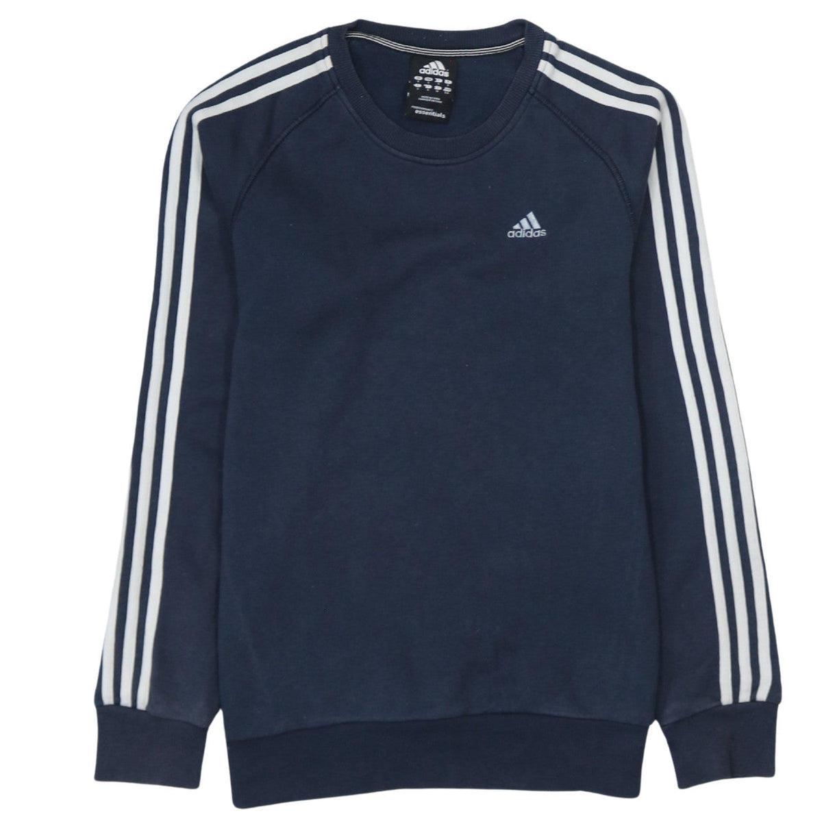 Mens UK Size S adidas Blue Pullover Sweatshirt