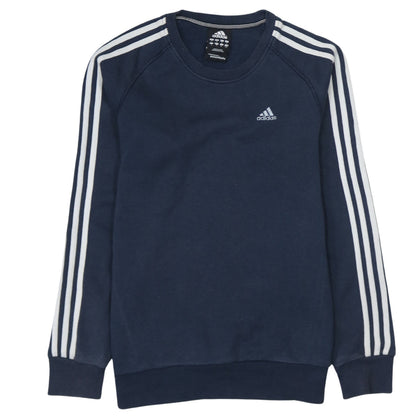 Mens UK Size S adidas Blue Pullover Sweatshirt