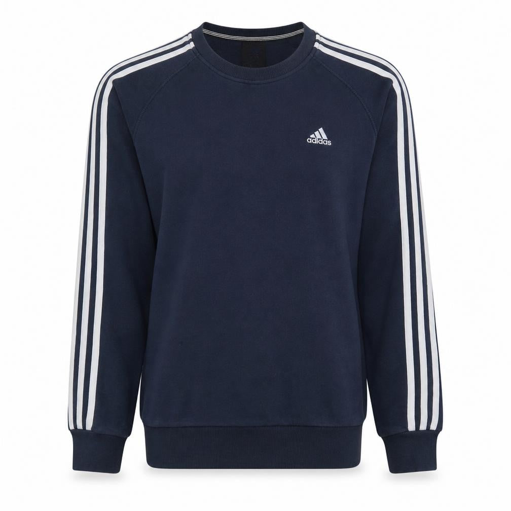 Mens UK Size S adidas Blue Pullover Sweatshirt