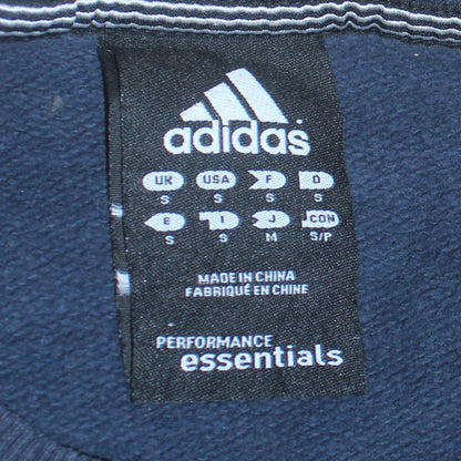 Mens UK Size S adidas Blue Pullover Sweatshirt