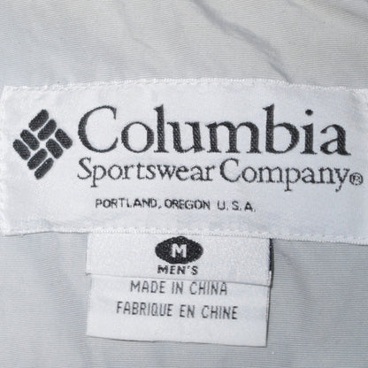 Columbia Men's Grey Red Hooded Parka Winter Jacket Size M