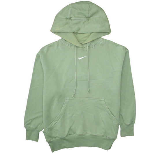 Mens UK Size S Nike Green Pullover Hoodie