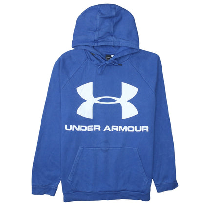 Mens UK Size XL Under armour Blue Pullover Hoodie