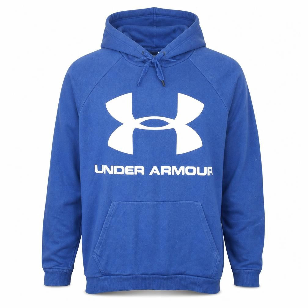 Mens UK Size XL Under armour Blue Pullover Hoodie