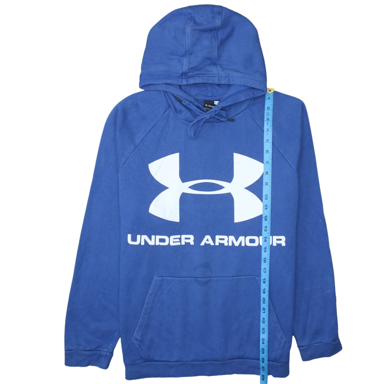 Mens UK Size XL Under armour Blue Pullover Hoodie