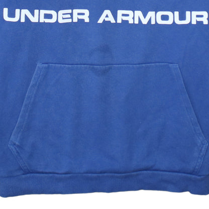 Mens UK Size XL Under armour Blue Pullover Hoodie
