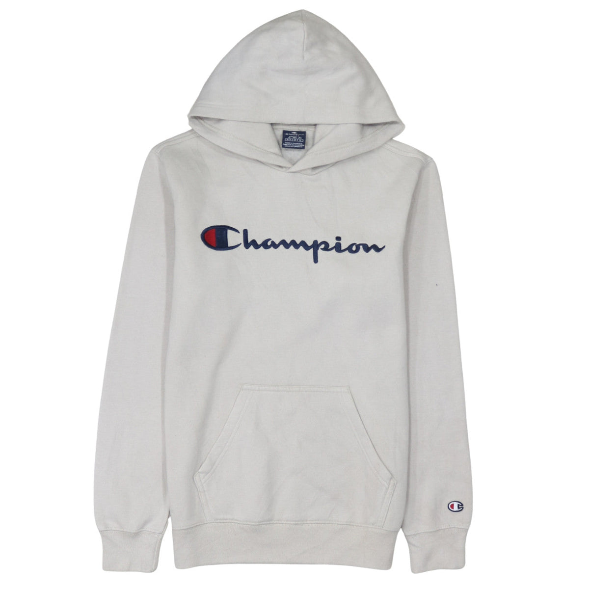 Mens UK Size S Champion Beige Pullover Hoodie