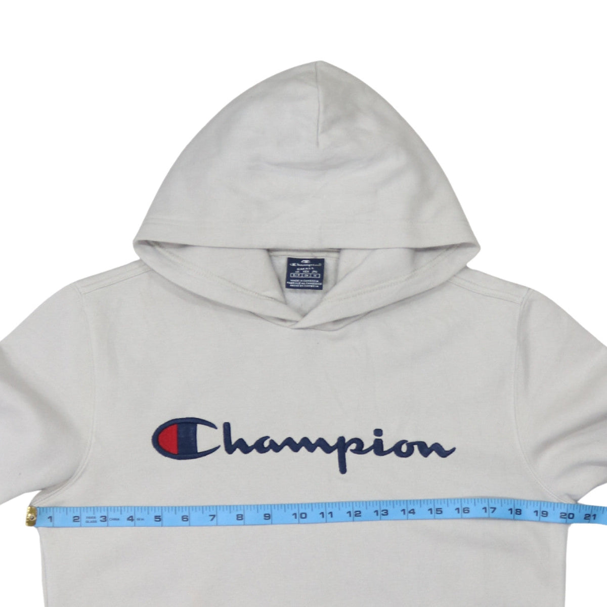 Mens UK Size S Champion Beige Pullover Hoodie