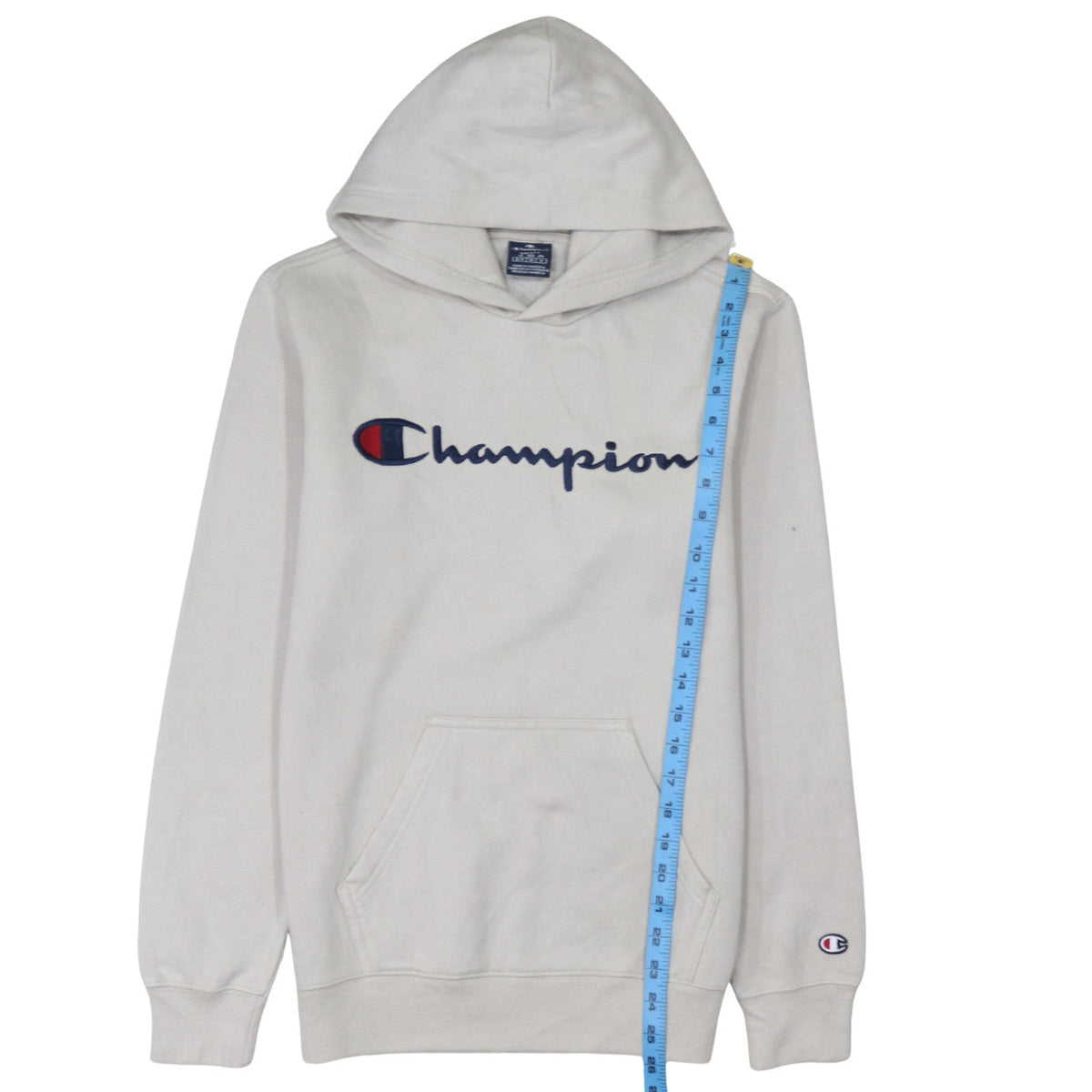 Mens UK Size S Champion Beige Pullover Hoodie