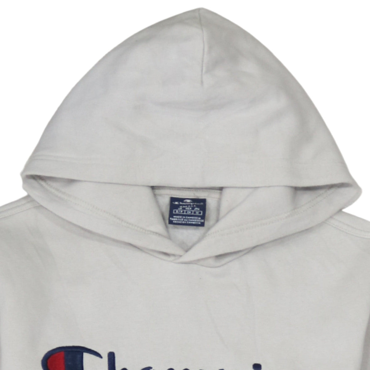 Mens UK Size S Champion Beige Pullover Hoodie