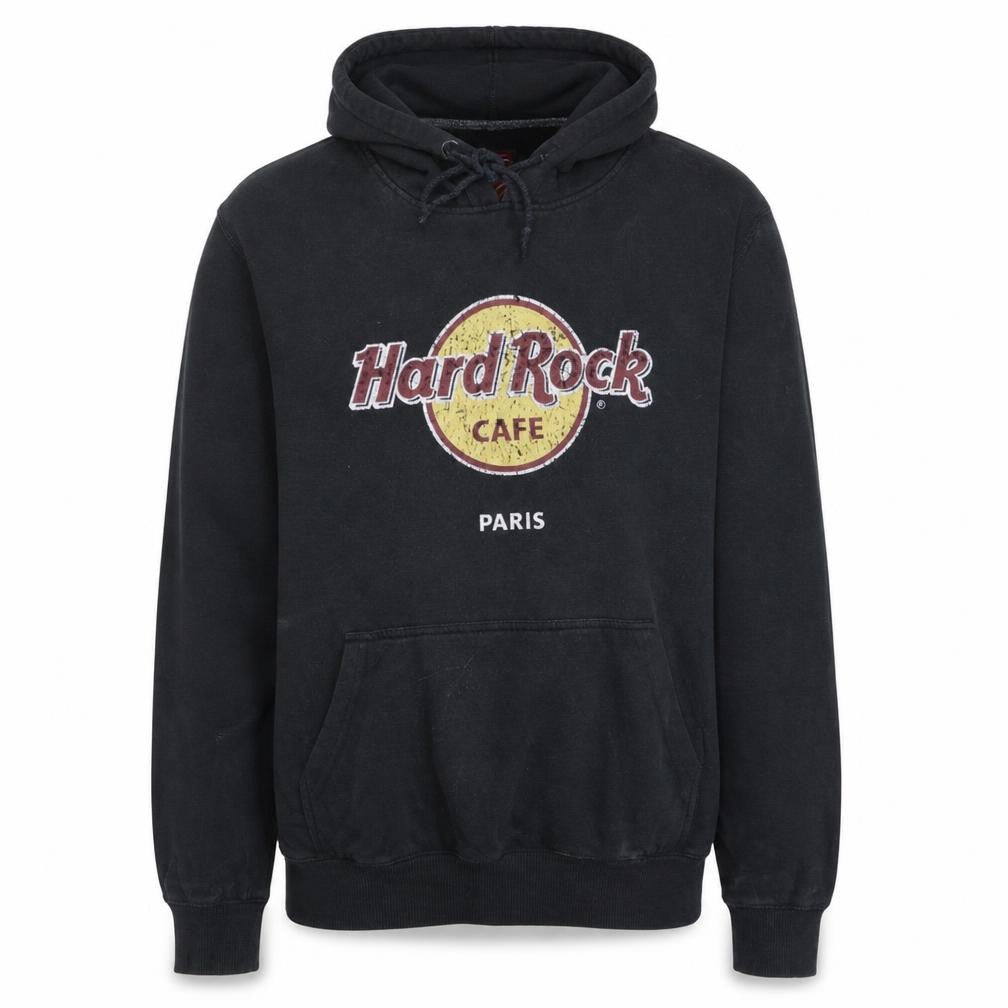 Mens UK Size M Hard Rock Cafe Black Pullover Hoodie