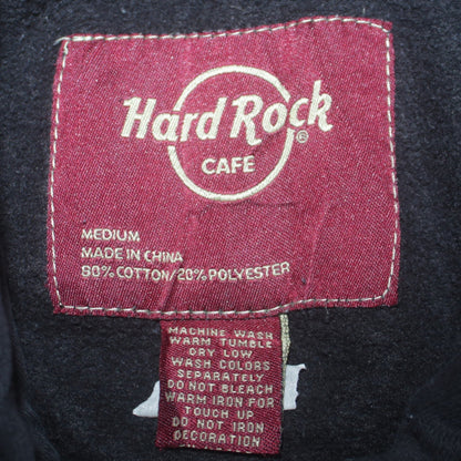 Mens UK Size M Hard Rock Cafe Black Pullover Hoodie