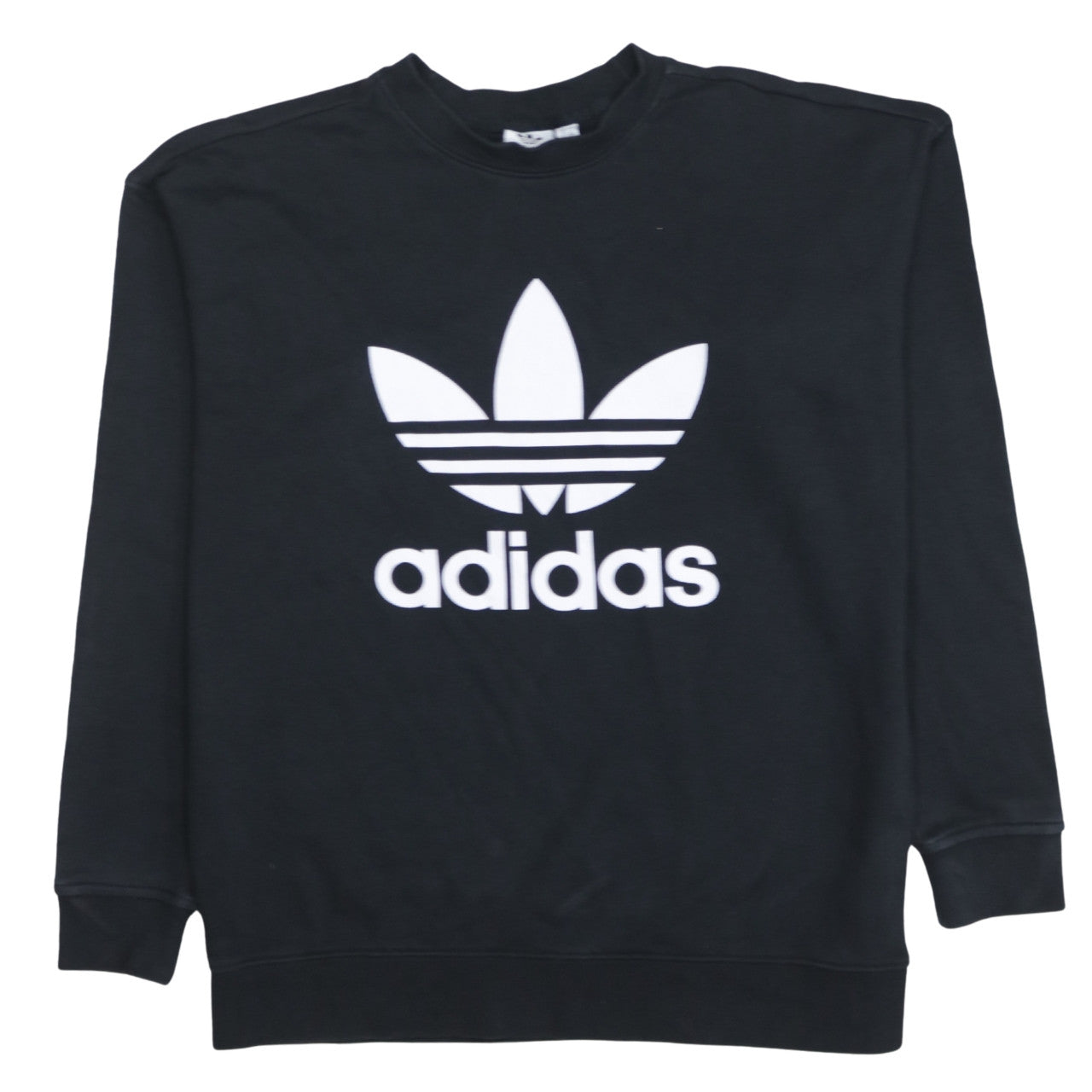 Womens UK Size 8 adidas Black Pullover Sweatshirt