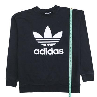 Womens UK Size 8 adidas Black Pullover Sweatshirt