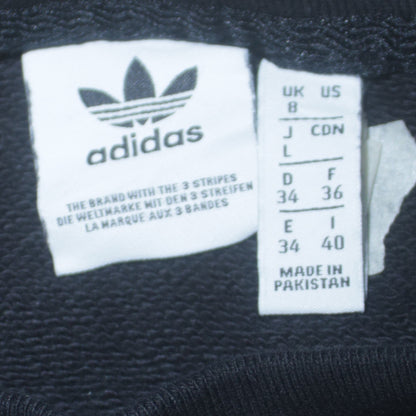 Womens UK Size 8 adidas Black Pullover Sweatshirt
