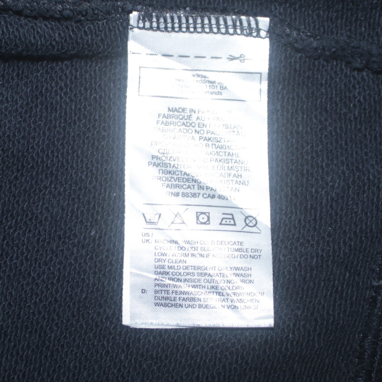 Womens UK Size 8 adidas Black Pullover Sweatshirt