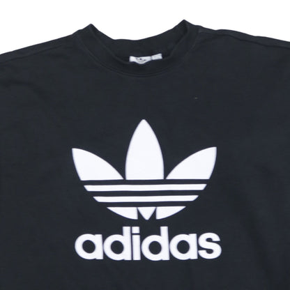 Womens UK Size 8 adidas Black Pullover Sweatshirt