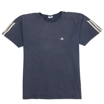 Mens UK Size L adidas Blue  T-Shirt