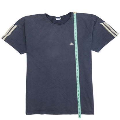 Mens UK Size L adidas Blue  T-Shirt