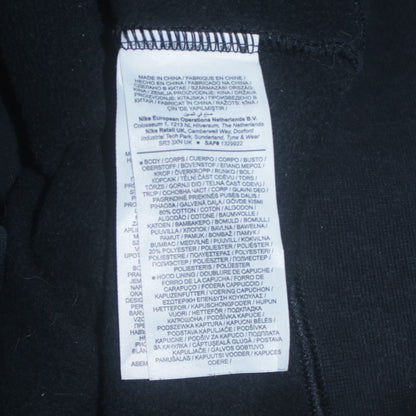 Mens UK Size S Nike Black Pullover Hoodie