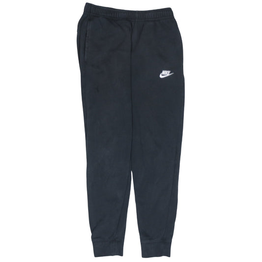 Mens UK Size S Nike Regular Fit Jogger Black Trousers