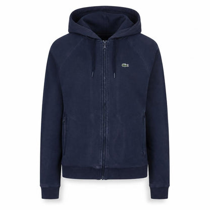 Womens UK Size 6 Lacoste Blue Full Zip Hoodie
