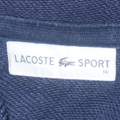 Womens UK Size 6 Lacoste Blue Full Zip Hoodie