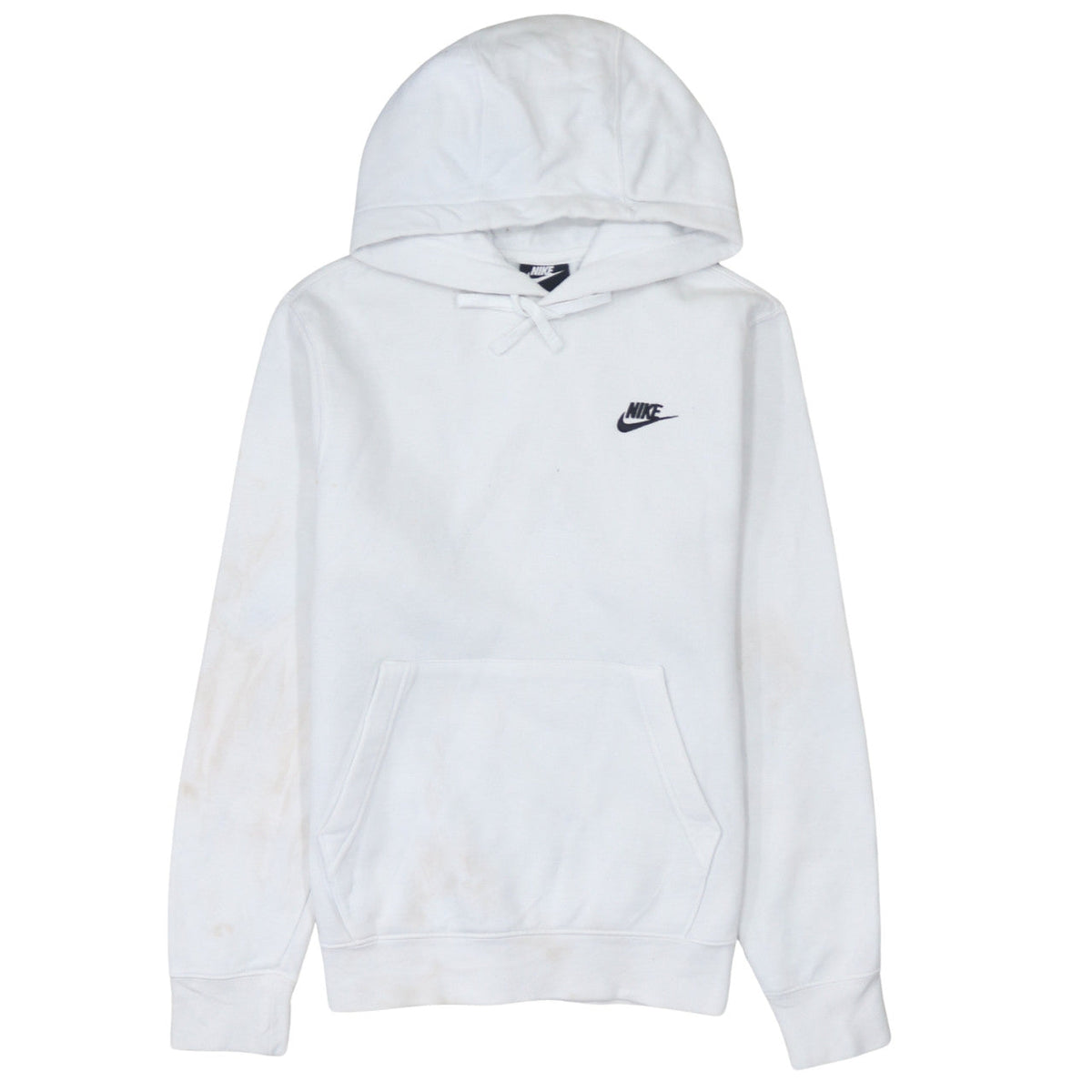 Mens UK Size XS Nike White Pullover Hoodie