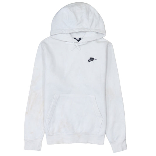Mens UK Size XS Nike White Pullover Hoodie