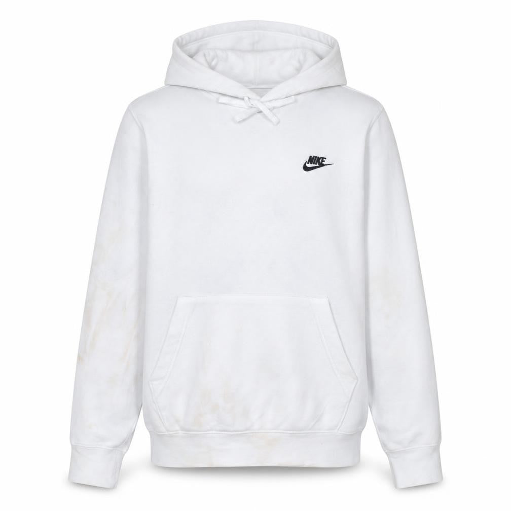 Mens UK Size XS Nike White Pullover Hoodie