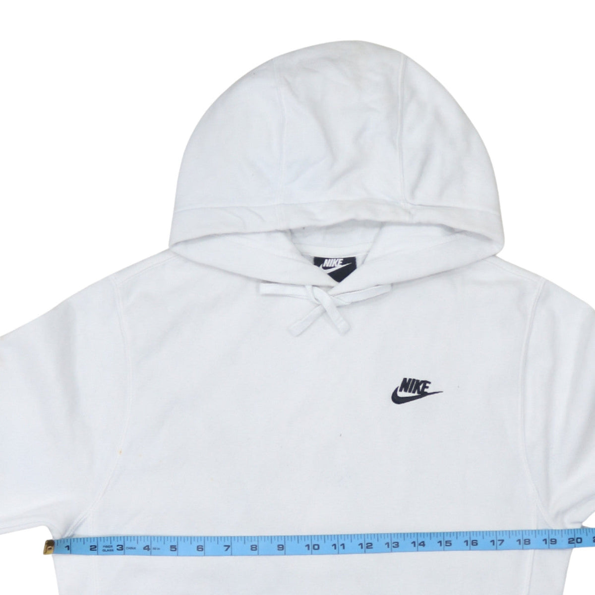 Mens UK Size XS Nike White Pullover Hoodie