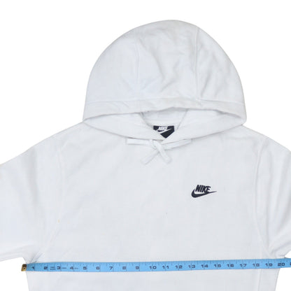 Mens UK Size XS Nike White Pullover Hoodie