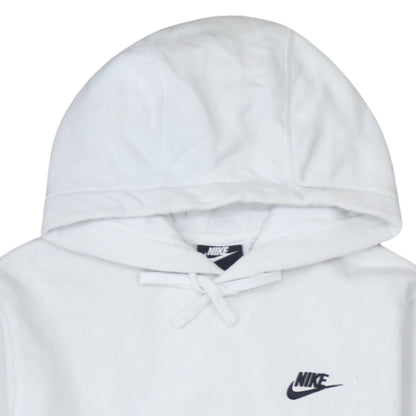 Mens UK Size XS Nike White Pullover Hoodie