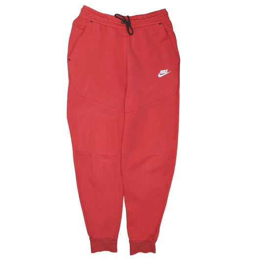 Mens UK Size S Nike Regular Fit Jogger Red Trousers
