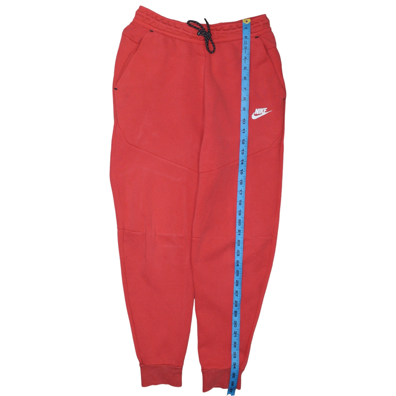 Mens UK Size S Nike Regular Fit Jogger Red Trousers