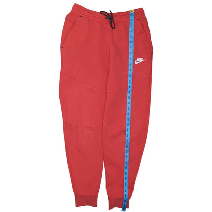 Mens UK Size S Nike Regular Fit Jogger Red Trousers