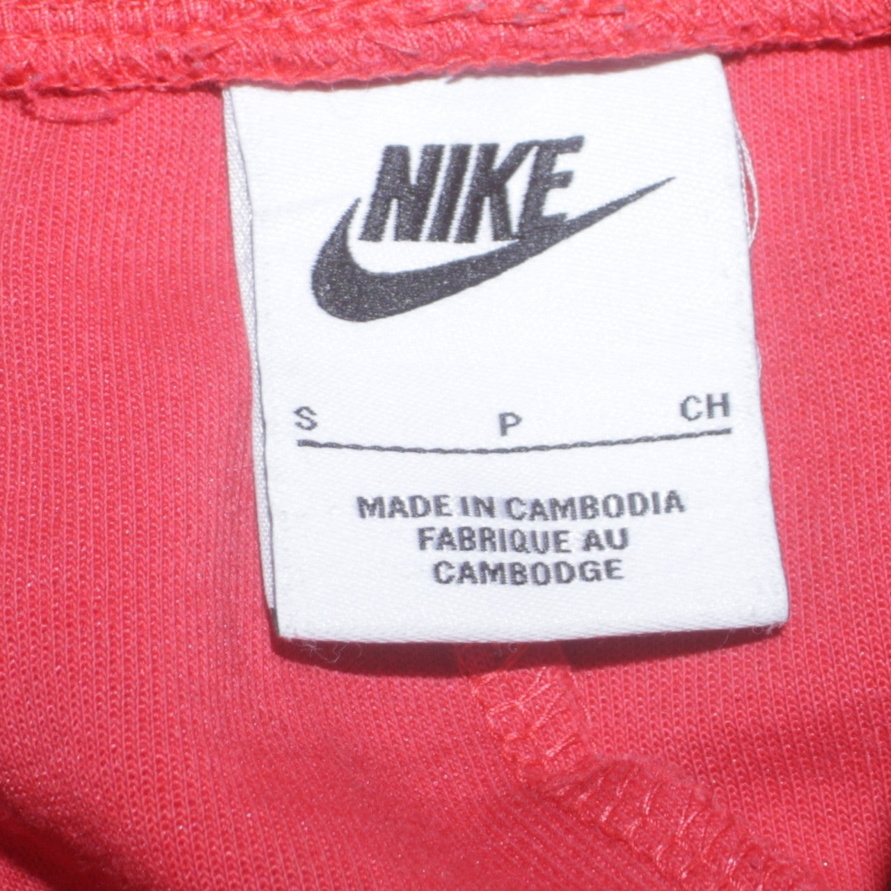 Mens UK Size S Nike Regular Fit Jogger Red Trousers