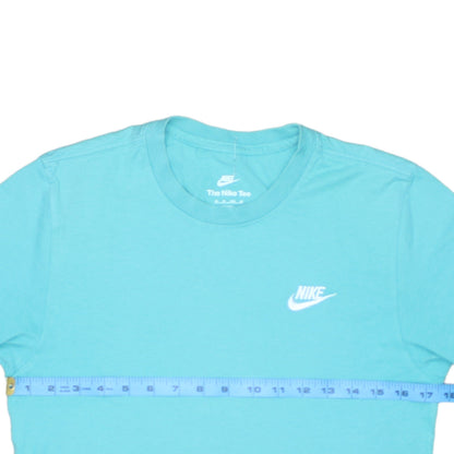 Nike Men's Blue XS Crew Neck Cotton T-Shirt