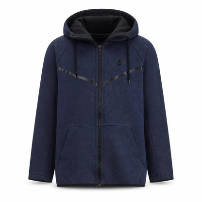 Mens UK Size S Nike Blue Full Zip Hoodie