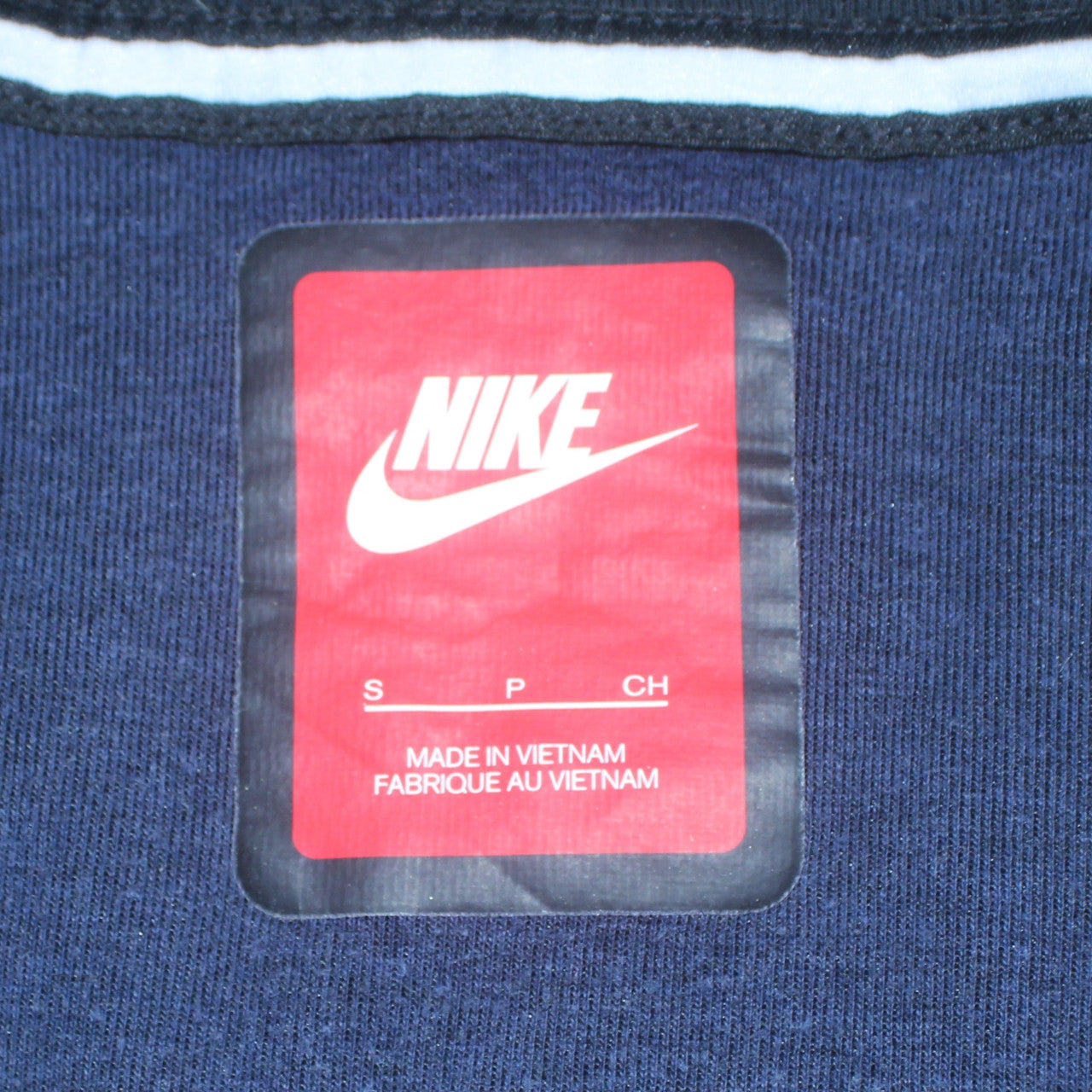 Mens UK Size S Nike Blue Full Zip Hoodie