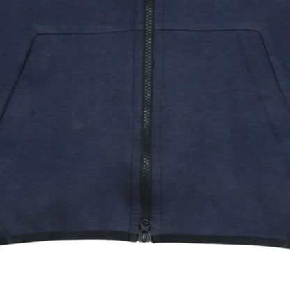 Mens UK Size S Nike Blue Full Zip Hoodie