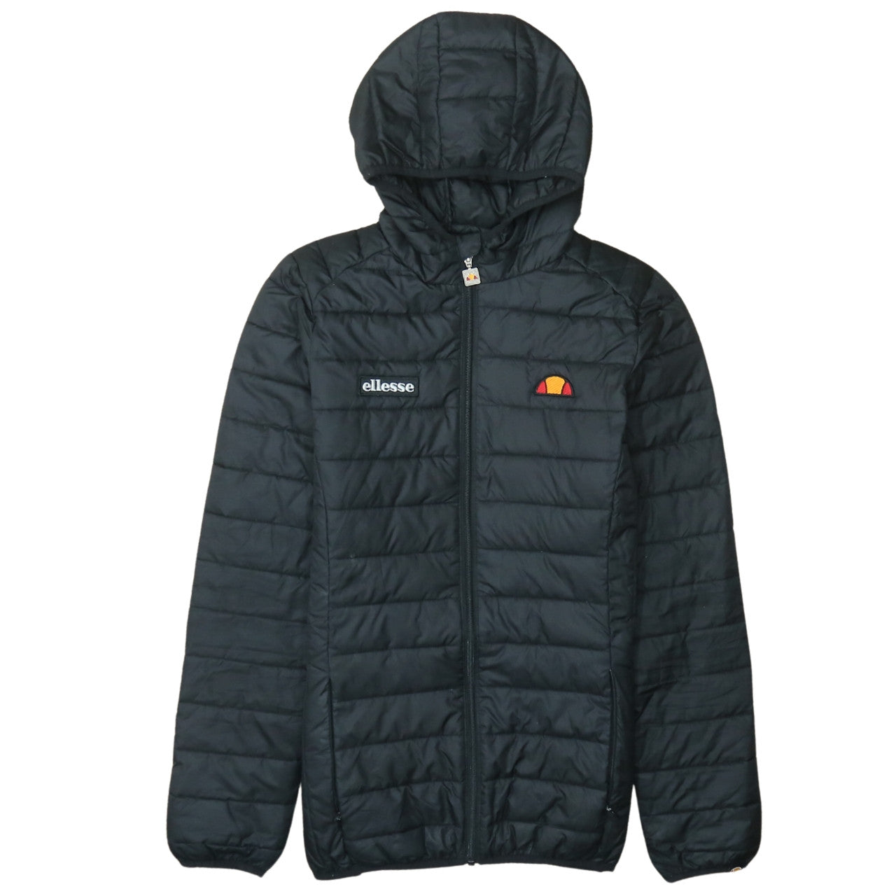 Womens UK Size M ellesse Black Puffer Jacket