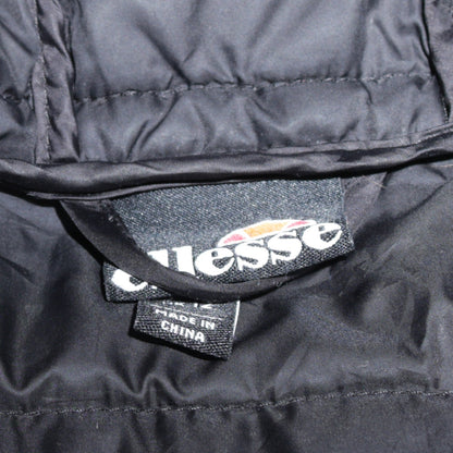 Womens UK Size M ellesse Black Puffer Jacket