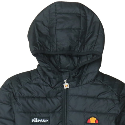 Womens UK Size M ellesse Black Puffer Jacket