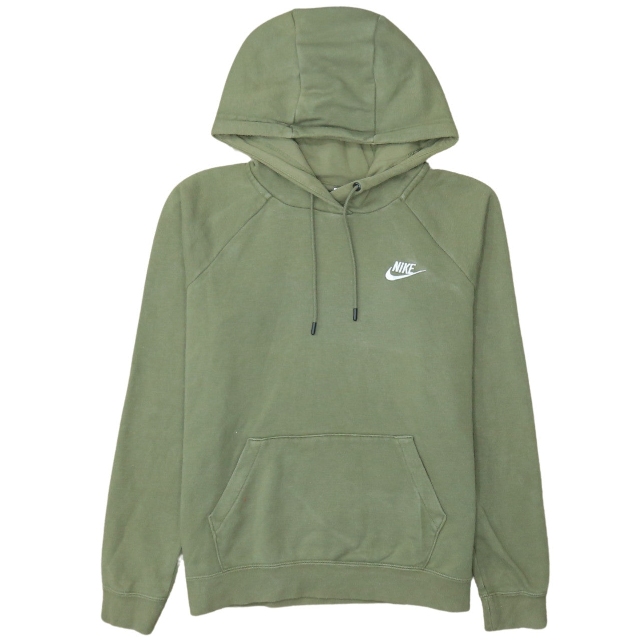 Mens UK Size M Nike Green Pullover Hoodie