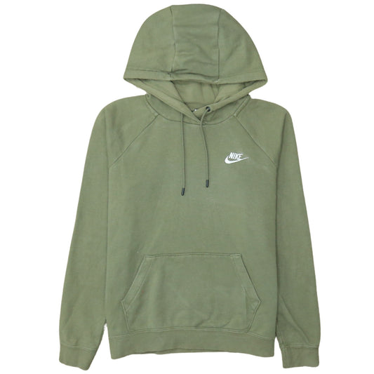 Mens UK Size M Nike Green Pullover Hoodie