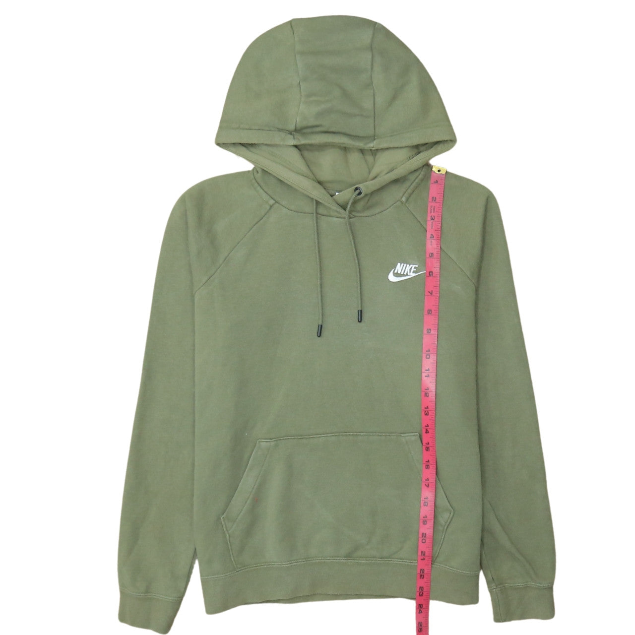 Mens UK Size M Nike Green Pullover Hoodie