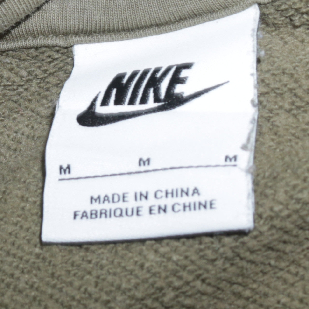 Mens UK Size M Nike Green Pullover Hoodie