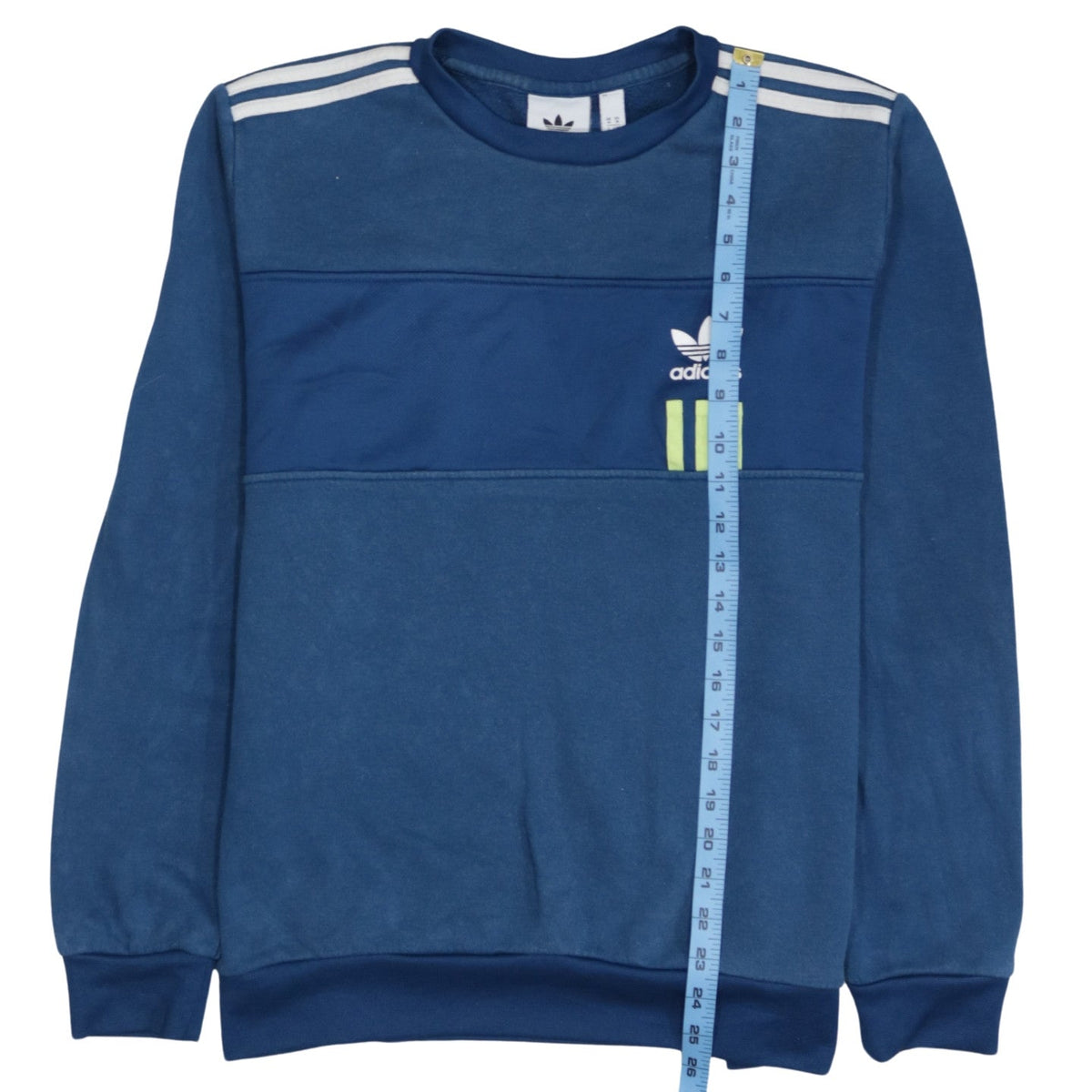 Mens UK Size M adidas Blue Pullover Sweatshirt