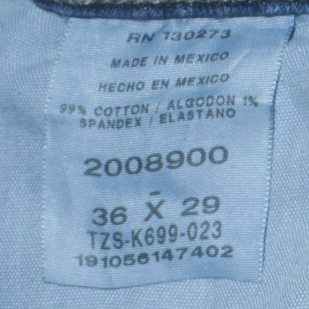 Mens UK Size L Lee Regular Fit Straight Blue Jeans